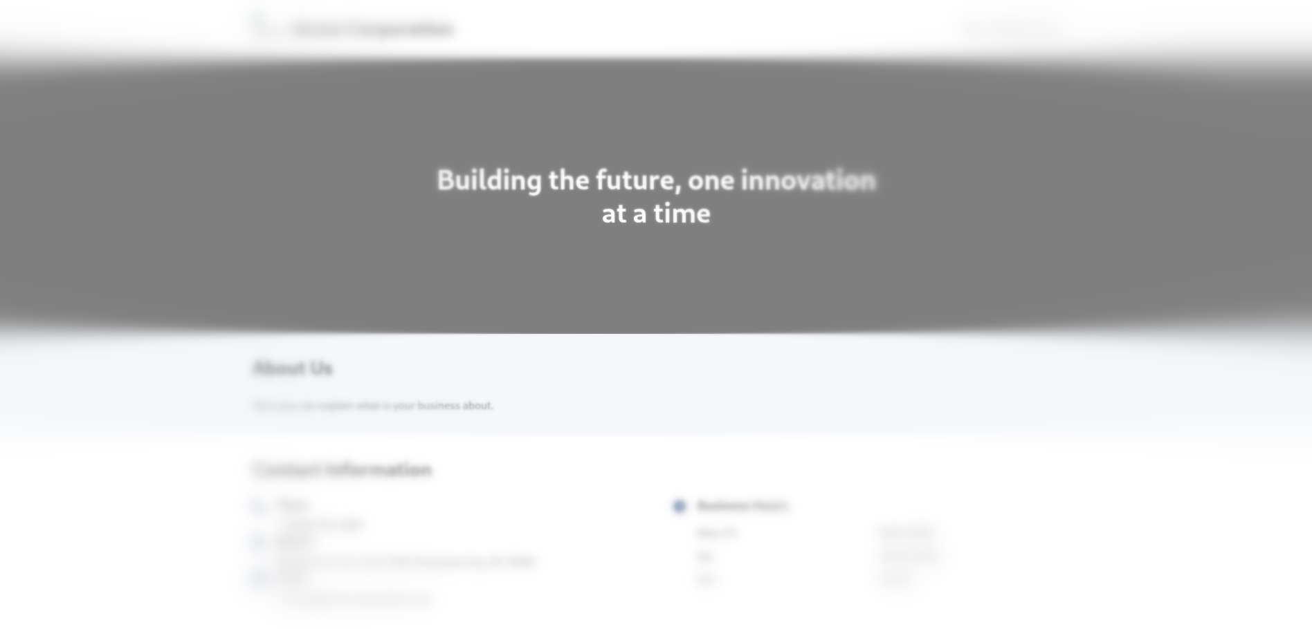 Website showcase
